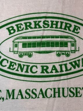 Vtg Berkshore scenic railway-Lee Mass-size XL(21x27)
